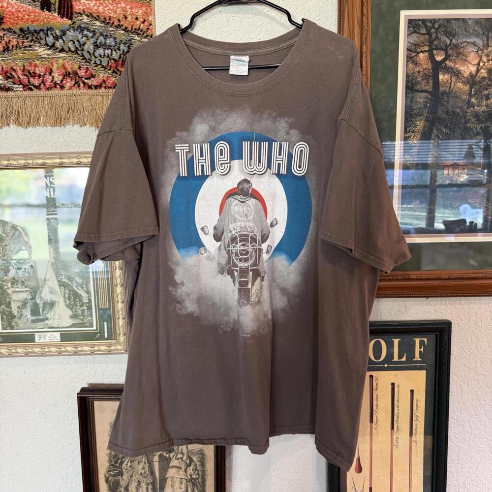 THE WHO - ORIGINAL 2012 / 2013 TOUR CONCERT TOUR 3XL T-SHIRT GILDAN BRAND